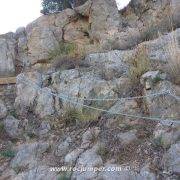 Vía Ferrata la Cantera de La Vilavella - Tramo 6 Salida cadenas