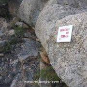 Vía Ferrata la Cantera de La Vilavella - Cartel Descenso Vía ferrata