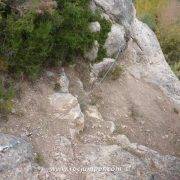 Vía Ferrata Roca del Molí - Rápel 25 m