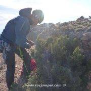 Largo 3 Reunión Sabina - Vía Agullòlegs · El Xumet (V/A1e115 m) (Montserrat, Barcelona)