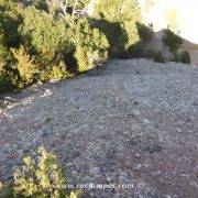 Descenso bosque - Vía Agullòlegs · El Xumet (V/A1e115 m) (Montserrat, Barcelona)