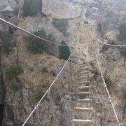 Vía Ferrata Roca Figueral Puente Pasarela