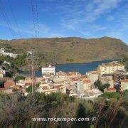 Vistas al pueblo de Portbou