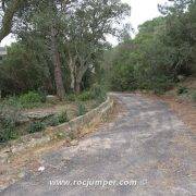 Pista de Acceso a Puig de Les Cadiretes y Pedra Sobre Altra