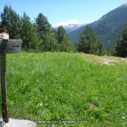 Cartel de vuelta - Vía Ferrata Roc del Quer o Directíssima