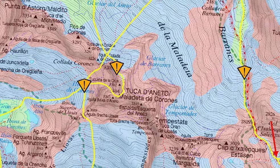 Mapa Topo Aneto Avalanchas 1:30.000 para GPS · Oruxmaps / TwoNav / Compegps / Garmin