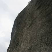 Tramo Vertical 2 - Vía Ferrata Piedra del Castillo o El Castillo de Fuertescusa