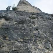 Desplome 1 Vía Ferrata Asalto al Castillo