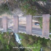 Puente de Tablones 25 m Vía Ferrata Estrecho de Priego