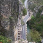 Puente de Tablones 25 m Vía Ferrata Estrecho de Priego