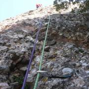 Largo 3 - Vía Doc Anton R. (V/A0e 130 m) Magdalena Superior (Montserrat, Barcelona)