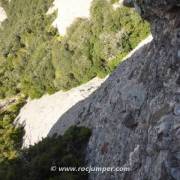 Desde reunión 3 - Vía Doc Anton R. (V/A0e 130 m) Magdalena Superior (Montserrat, Barcelona)