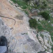 Después del Desplome Vía Ferrata Las Buitreras