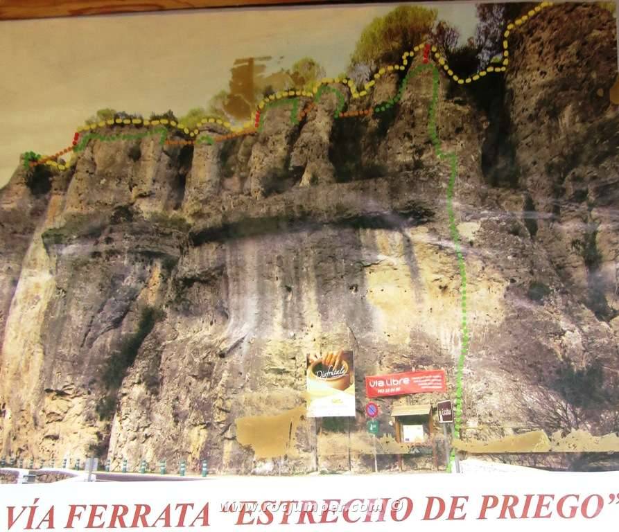 Reseña de Vía Ferrata Estrecho de Priego K3 - Priego, Cuenca