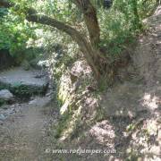 Desvío al sendero de subida