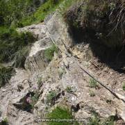 Flanqueos cortos - Vía Ferrata Roc del Quer o Directíssima