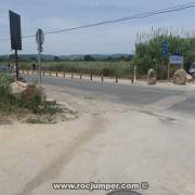 Desvío a la carretera Calafell