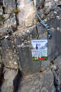 Inicio - Vía Ferrata Santo Cristo de Olvena - RocJumper
