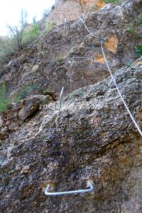 Grapas Bosque - Vía Ferrata Santo Cristo de Olvena - RocJumper