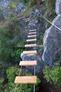 Puente Colgante - Vía Ferrata Santo Cristo de Olvena - RocJumper