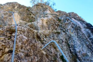 Grapas - Vía Ferrata Santo Cristo de Olvena - RocJumper