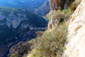 Bifurcación - Vía Ferrata Santo Cristo de Olvena - RocJumper