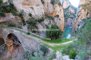 Retorno puente - Vía Ferrata Santo Cristo de Olvena - RocJumper