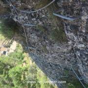 Antes de llegar a la bifurcación - Vía Ferrata Peña del Morral - Graus