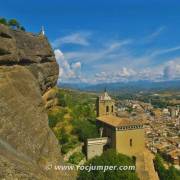 Monasterio y pueblo de graus - Vía Ferrata Peña del Morral - Graus