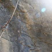 Tramo 2 vertical - Vía Ferrata del Puente