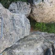 Bajada - vía ferrata Peñas Juntas