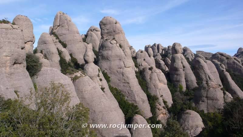 Zona Agulles Montserrat