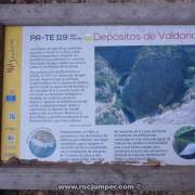 Panel informativo - Vía Ferrata Barranco de Valdoria