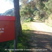 Entrada al Parc de la Serralada Litoral GR92 Etapa 17