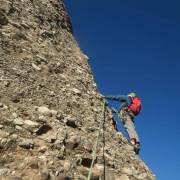 Inicio Vía Normal Agulla Portella Petita - Región Agulles - Montserrat - RocJumper