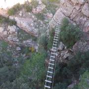 Tramo 2 El Puente desde arriba - Vía Ferrata La Mulatica - Andilla