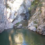 Puente tibetano 2 - Vía Ferrata Estecho de la hoz