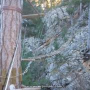 Puente colgante - Vía Ferrata Jurásica