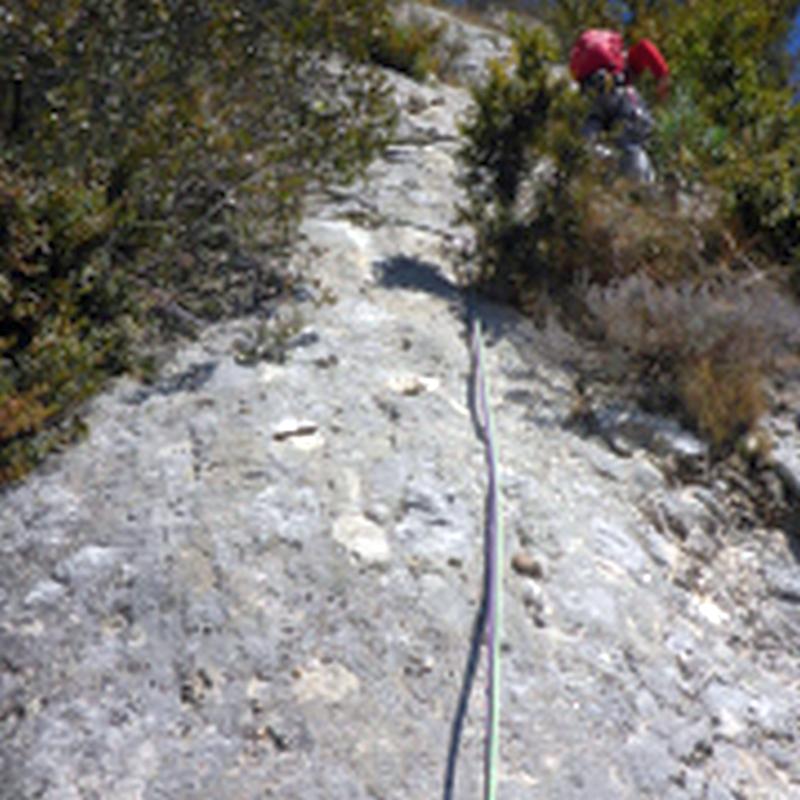 Inicio Largo 1 - Vía Mossen Tronxo - Serra de Queralt - Berga - Rocjumper