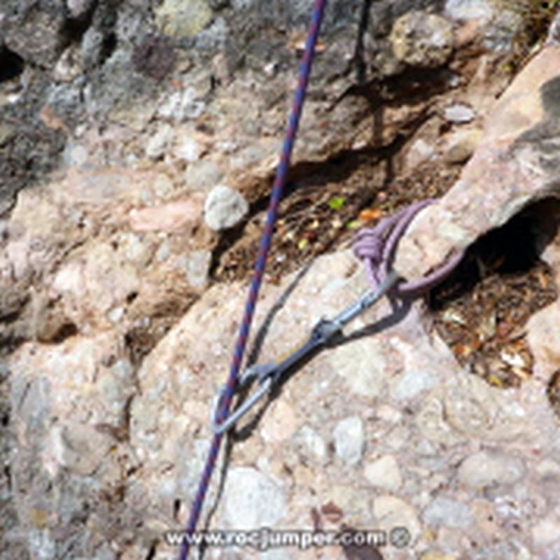 Puente de roca Largo 3 - Vía Diedre Codolosa Montserrat