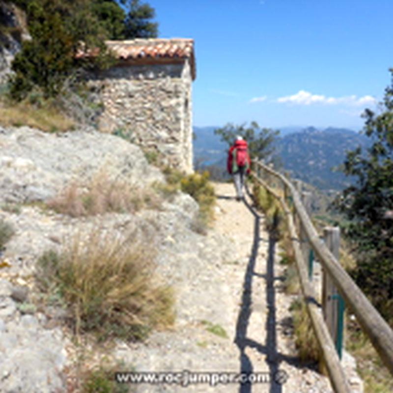 Camino retorno Capilla dels Dolors - Vía Mossen Tronxo - Serra de Queralt - Berga - Rocjumper