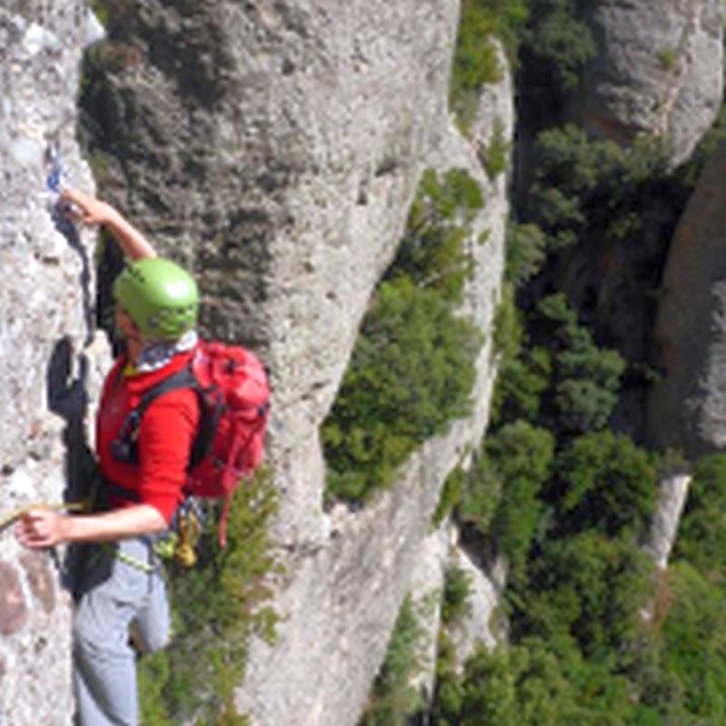 Flanqueo Aéreo Largo 3 Vía Camí de l'Alsina - Miranda de Pas dels Francesos - Montserrat