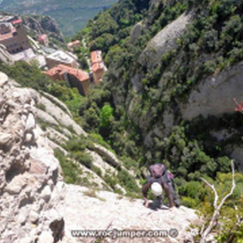 Llegando Largo 4 Vía Camí de l'Alsina - Miranda de Pas dels Francesos - Montserrat