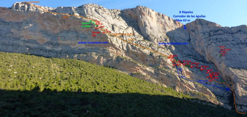 Camino Vertical Feixa Esparrecs Viacamp Croquis Rocjumper