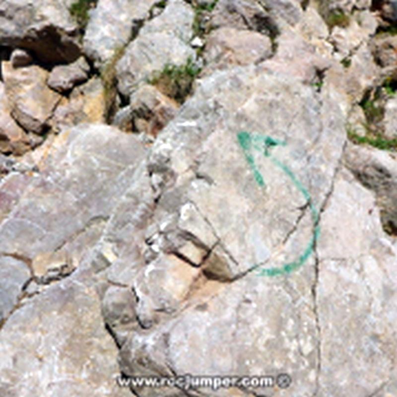 Giro hacia canal Vía Estasen Pedraforca