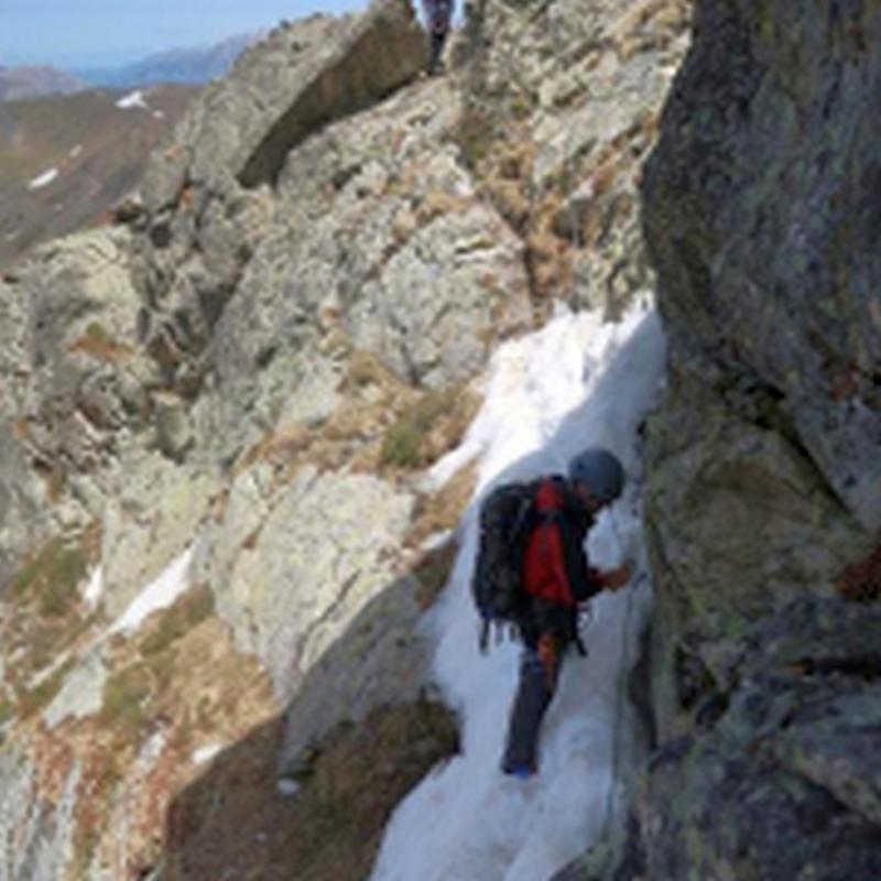 Flanqueo Vía Ferrata Bony d'Envalira (Grau Roig, Encamp, Andorra) - RocJumper