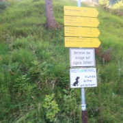 Cartel Aproximación - Vía Ferrata Hausbachfall Klettersteig - RocJumper