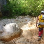 Inicio Lecho Barranco - Barranco Aigua de Llinars o Aiguadora - RocJumper