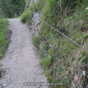 Retorno equipado - Vía Ferrata Hausbachfall Klettersteig - RocJumper