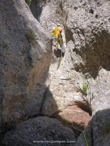 Rápel - Torrent Clot de Sajolida - Montserrat - RocJumper